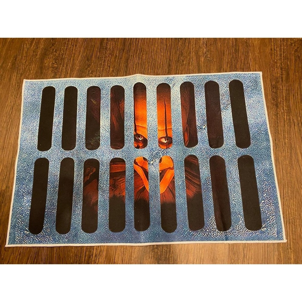 Scary 3D Pennywise Storm Drain Grate Halloween Doormat 35" x 23"